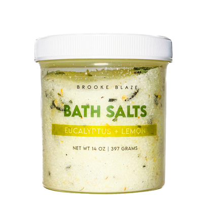 Bath Salts, Eucalyptus + Lemon