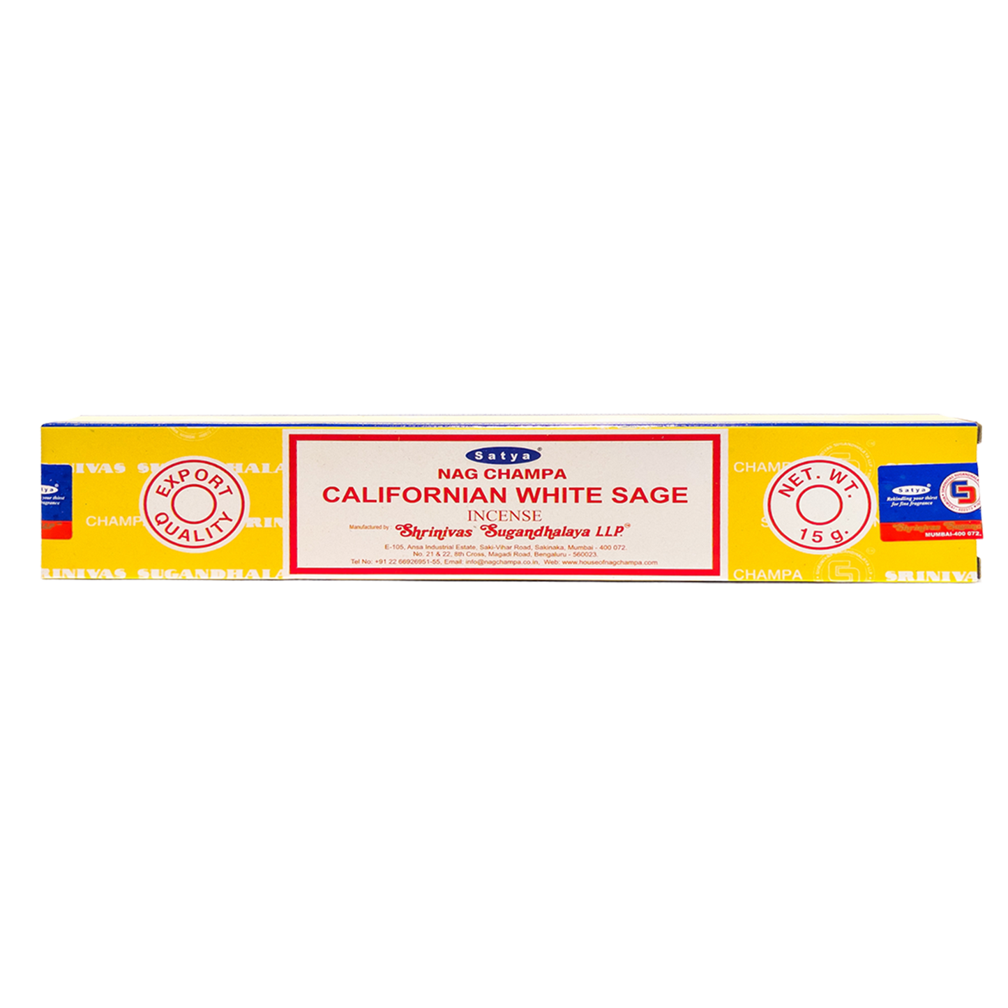 SATYA Californian White Sage Incense