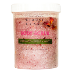 Carnation Rose + Mint, Body Scrub